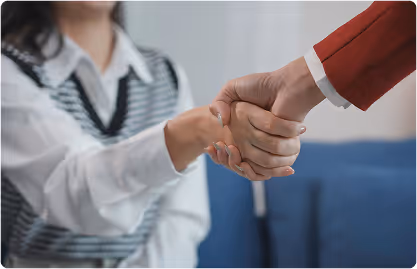 a handshake